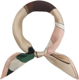 100% Mulberry Silk Scarfs for Women-Lightweight Square Satin Head Scarf-Small Silk Hair Scarf for Sleeping 21"x21"