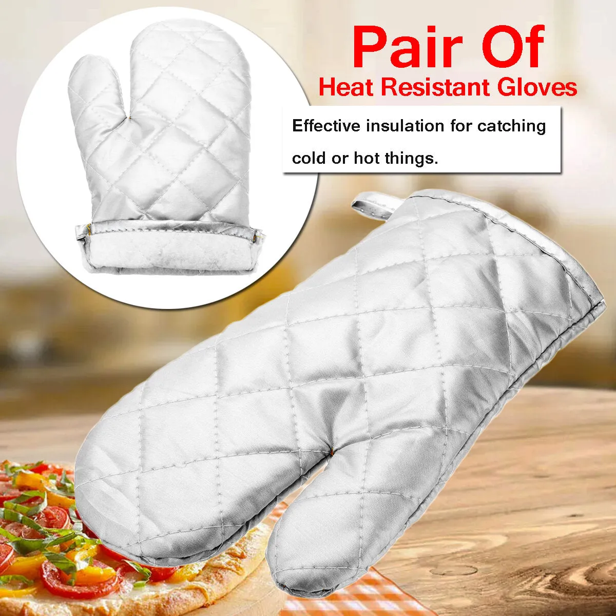 1pcs Oven Mitts Baking Gloves Kitchen Gloves
