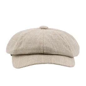 2018 New Men/Women Creative Painter Cap with Small Grid Pattern, 8-Corner Cap with Polyester Material
