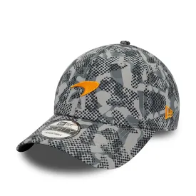 2024 McLaren Racing Camo 9FORTY Snapback Men's Cap - Grey