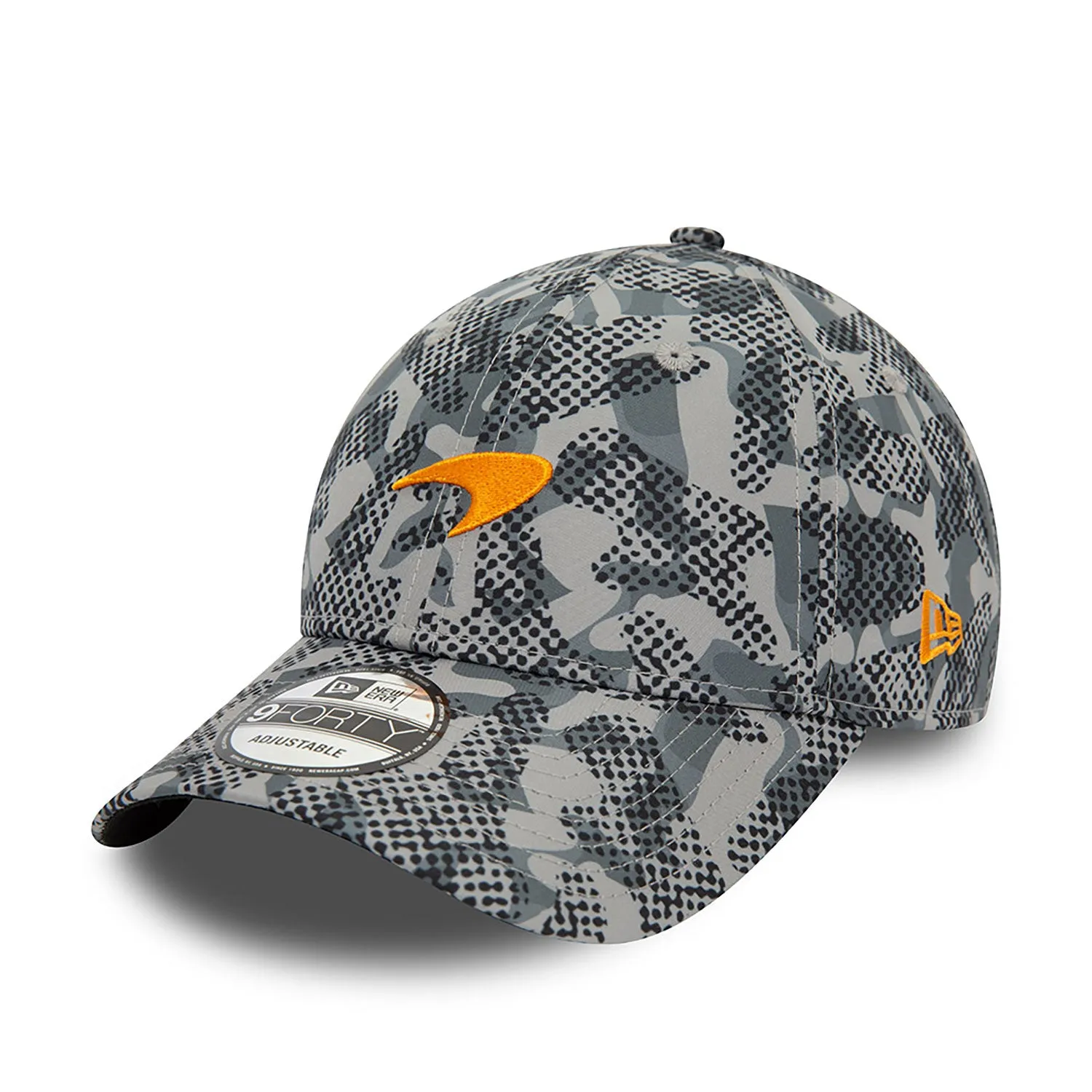 2024 McLaren Racing Camo 9FORTY Snapback Men's Cap - Grey