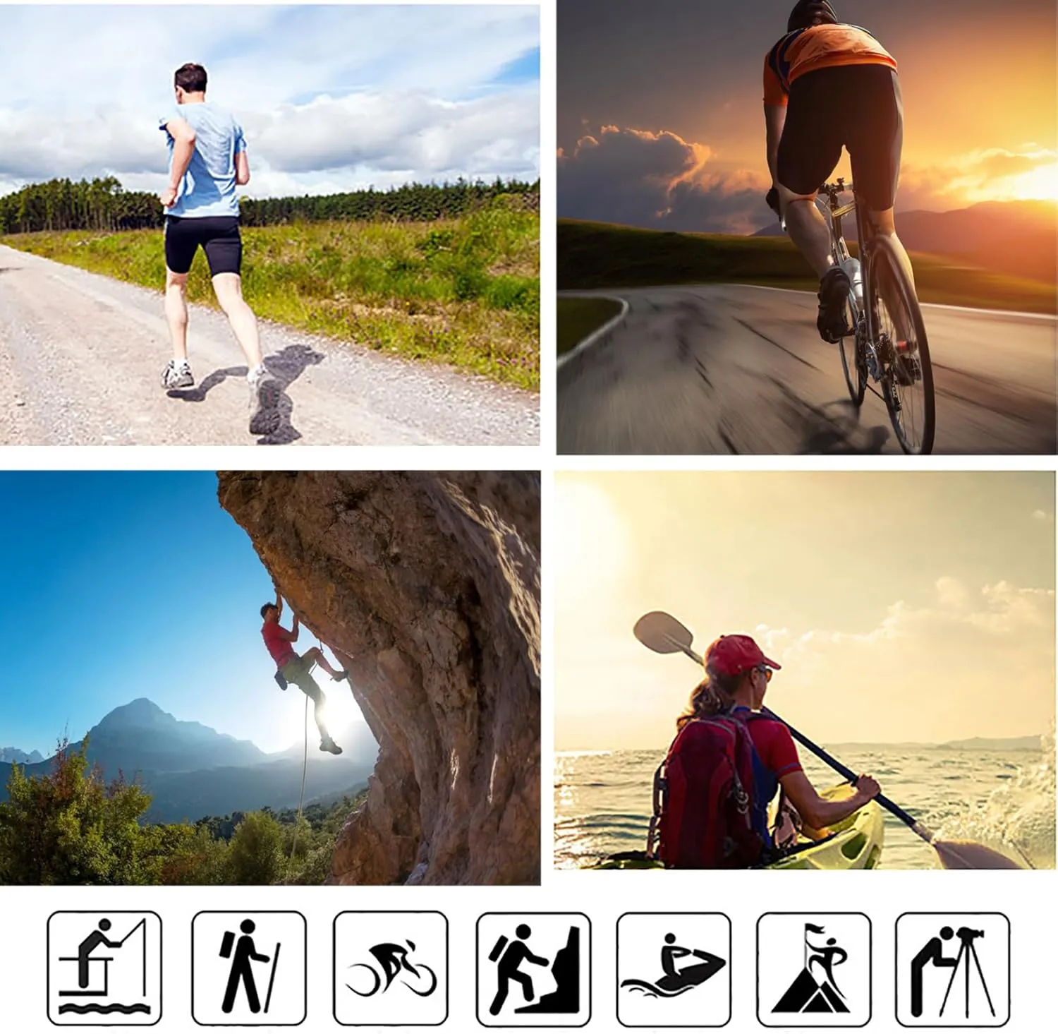 6 Pcs Cooling Cycling Caps Helmet Liner Men Women Skull Running Beanie Hat