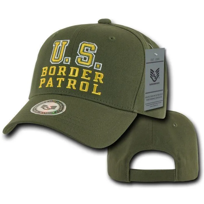 Army Air Force Navy Marines Police Security Cotton Baseball Hats Caps