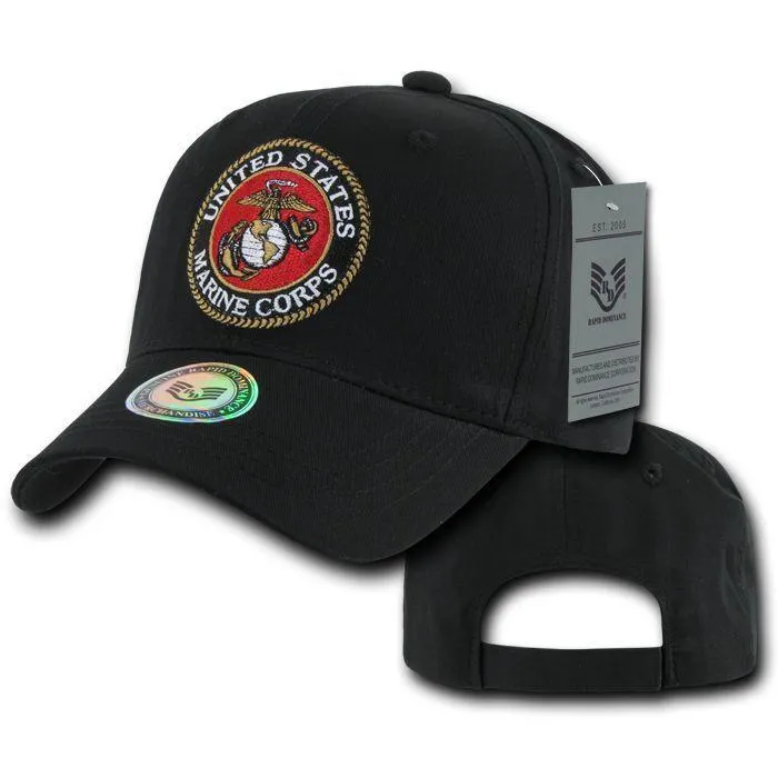 Army Air Force Navy Marines Police Security Cotton Baseball Hats Caps