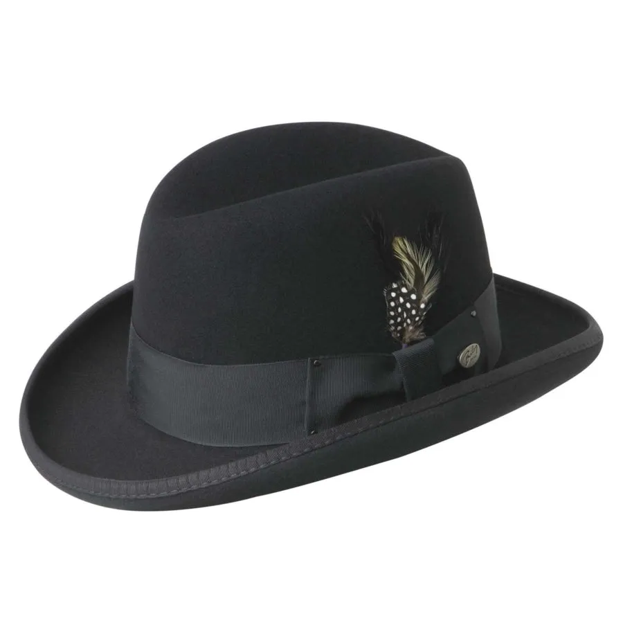 Bailey of Hollywood Godfather Wool Felt Homburg