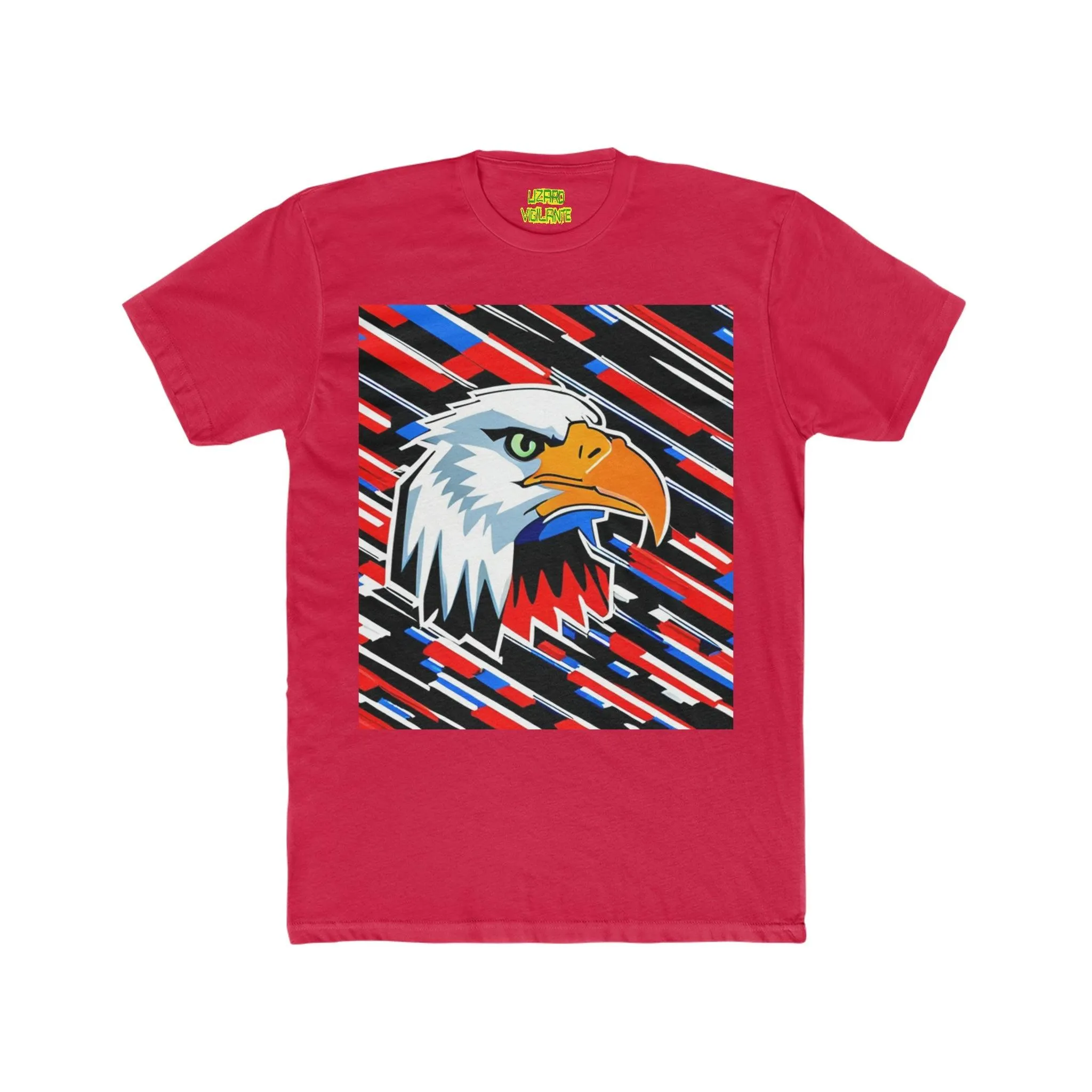 Bald Eagle Graphic Men's Cotton Crew Tee