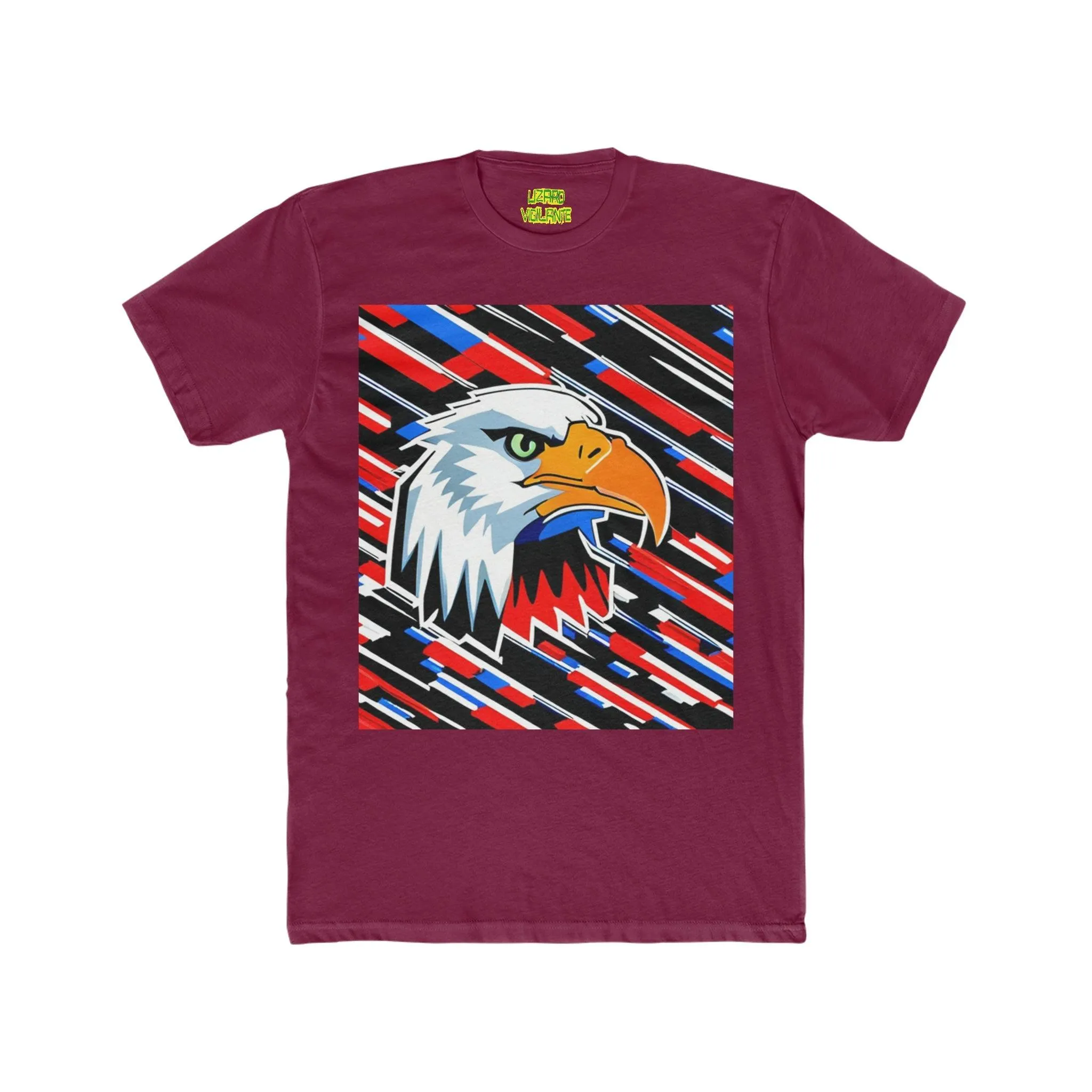 Bald Eagle Graphic Men's Cotton Crew Tee