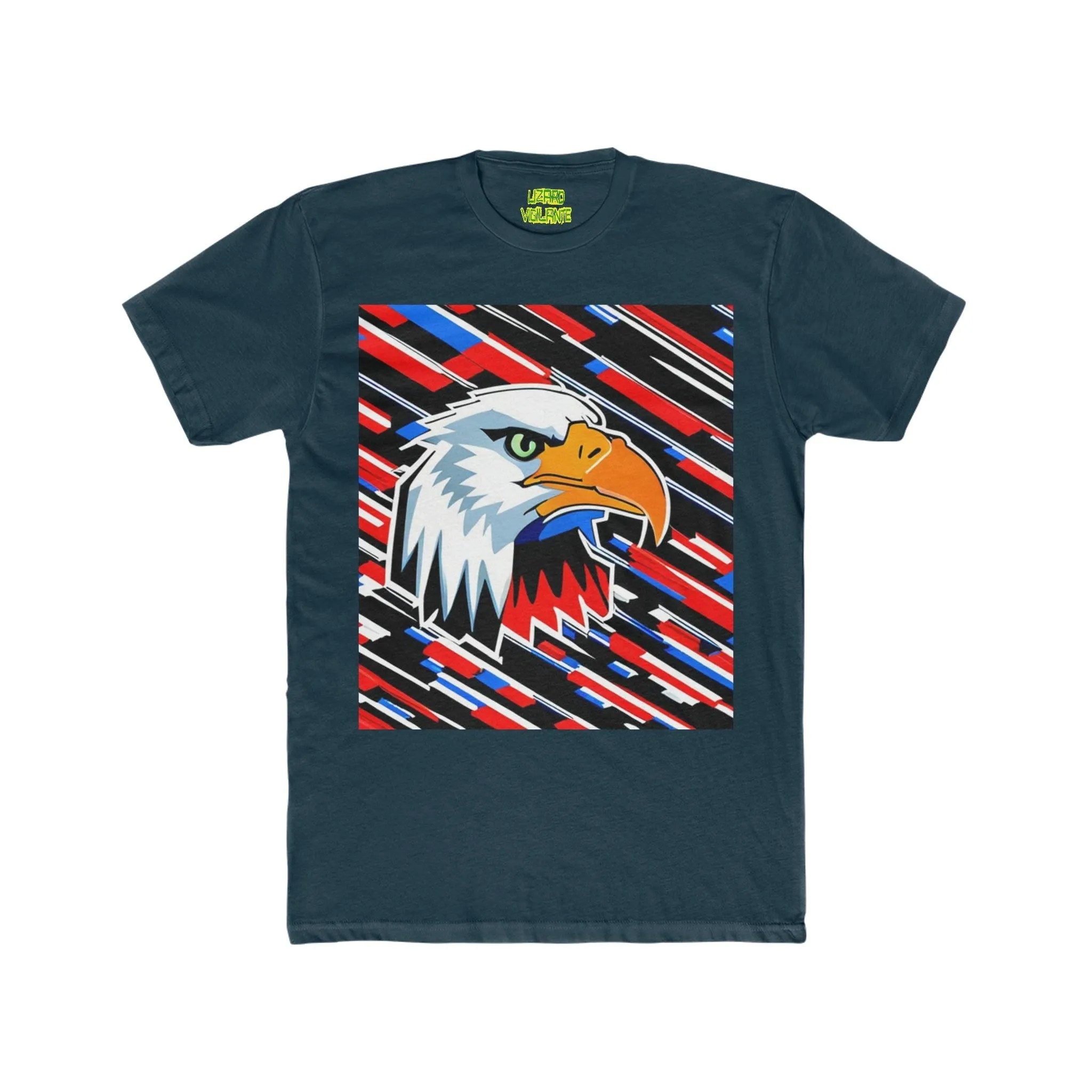 Bald Eagle Graphic Men's Cotton Crew Tee