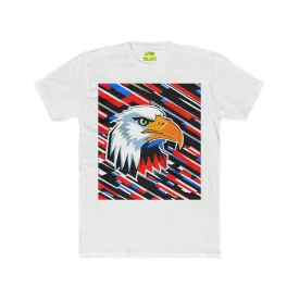 Bald Eagle Graphic Men's Cotton Crew Tee