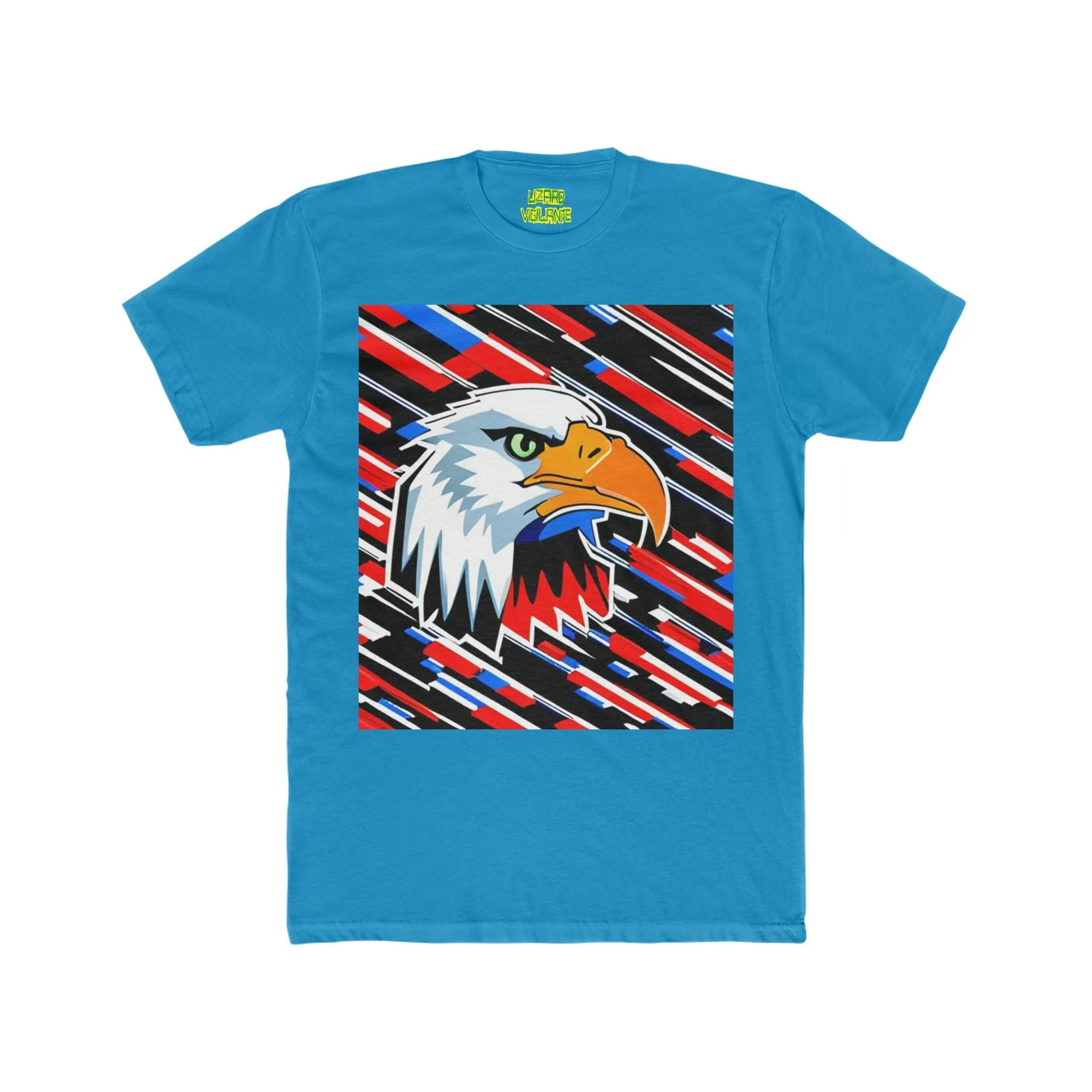 Bald Eagle Graphic Men's Cotton Crew Tee