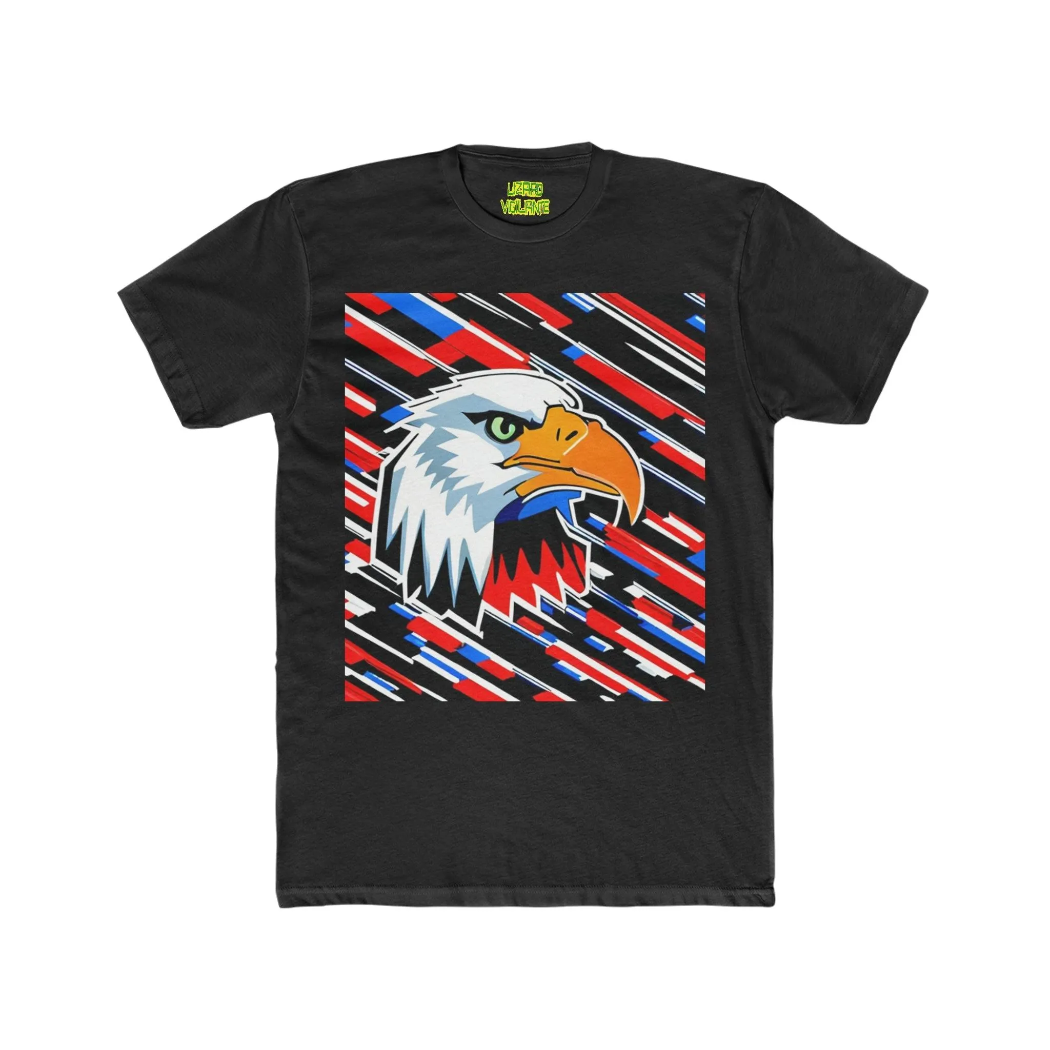 Bald Eagle Graphic Men's Cotton Crew Tee
