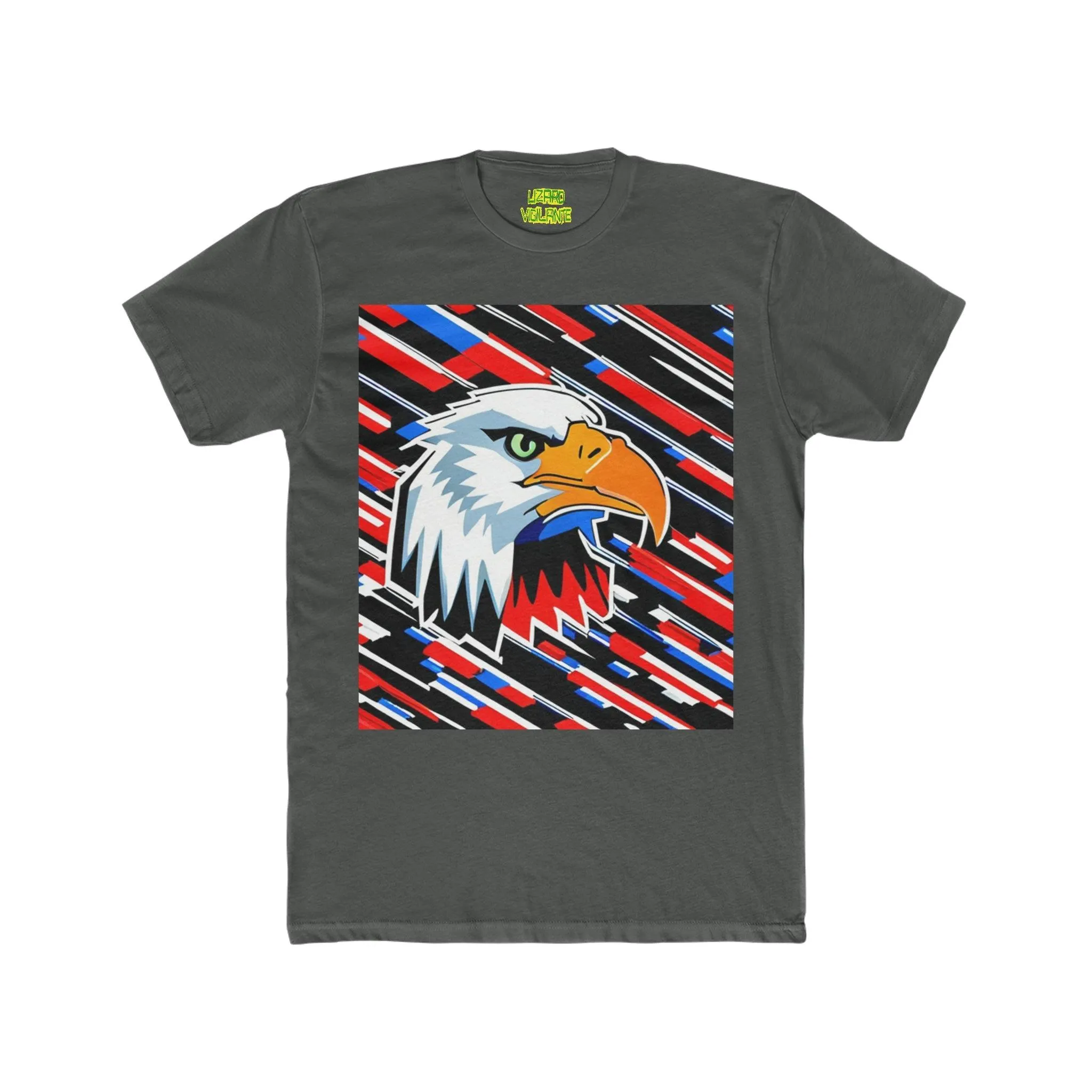 Bald Eagle Graphic Men's Cotton Crew Tee