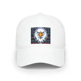 Bald Eagle Grid Graphic Low Profile Baseball Cap