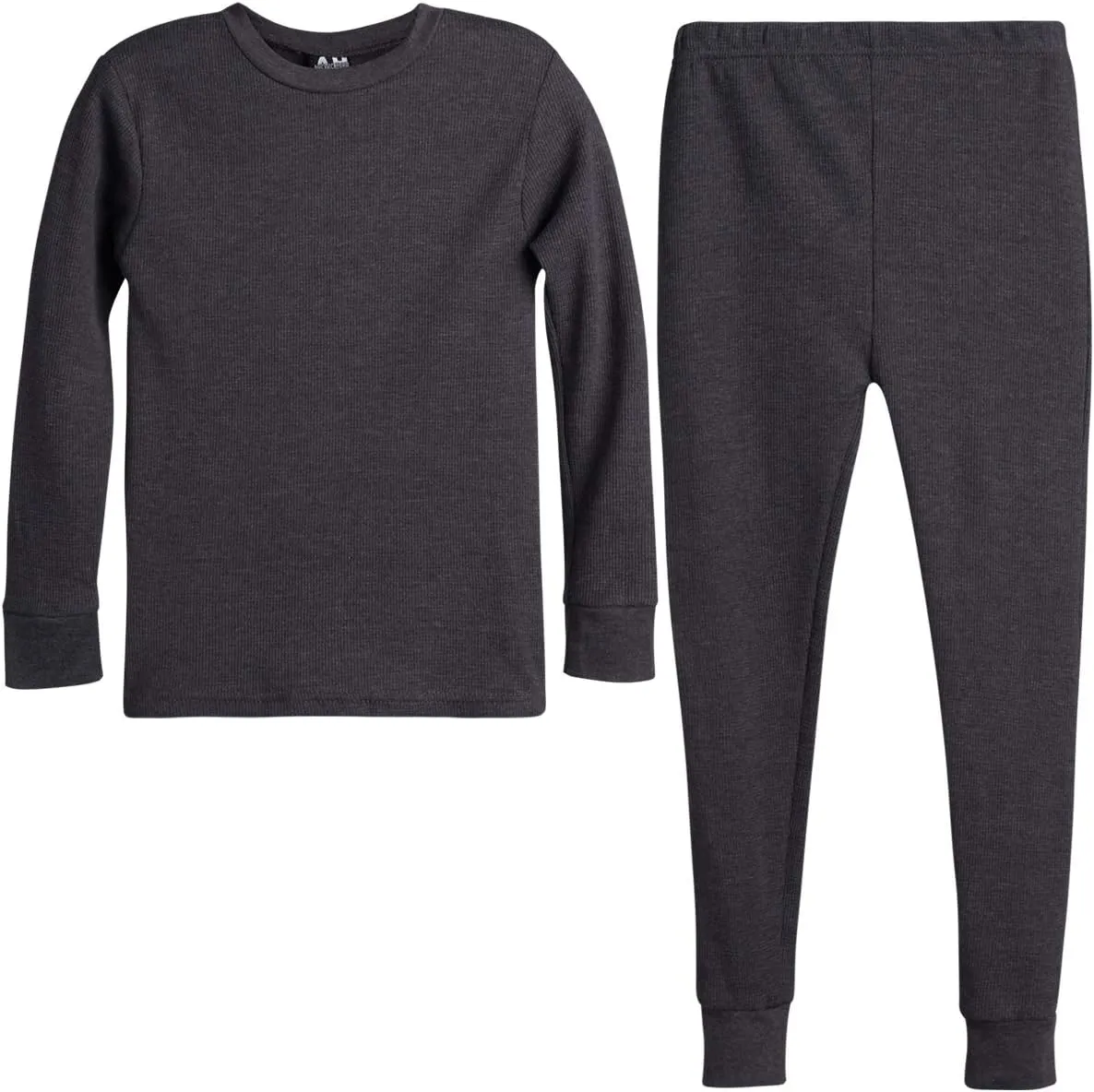 Boys' Thermal Underwear Set - 2 Piece Waffle Knit Long Sleeve Thermal Shirt and Pants for Boys (Sizes: 2T-18)