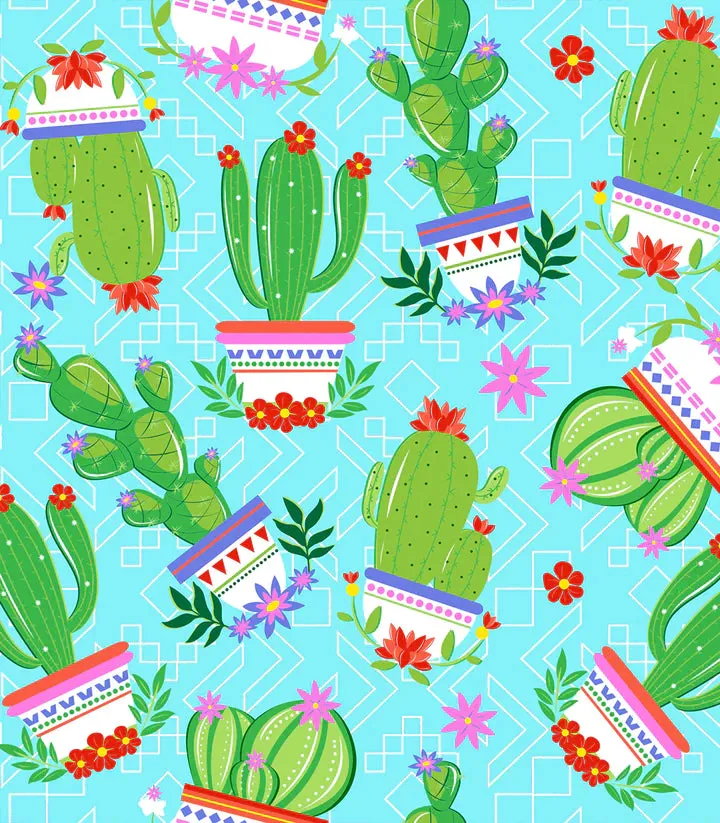 Cactus Ruffle Apron