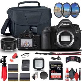 Canon EOS 5DS DSLR Camera (0581C002)   Canon EF 50mm Lens   64GB   More
