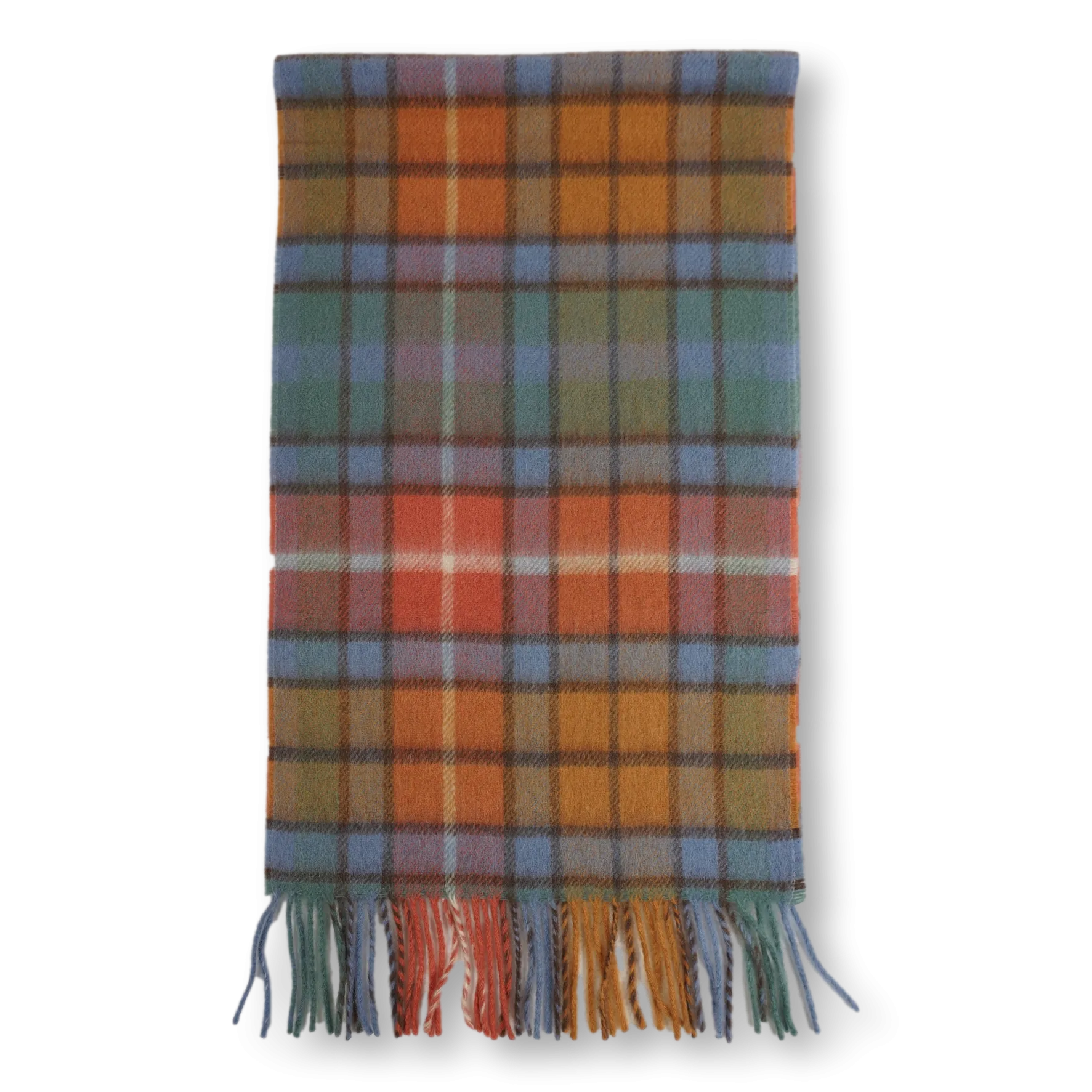 Classic 100% Plaid Cashmere Scarf