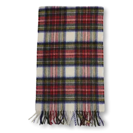 Classic 100% Tartan Cashmere Scarf