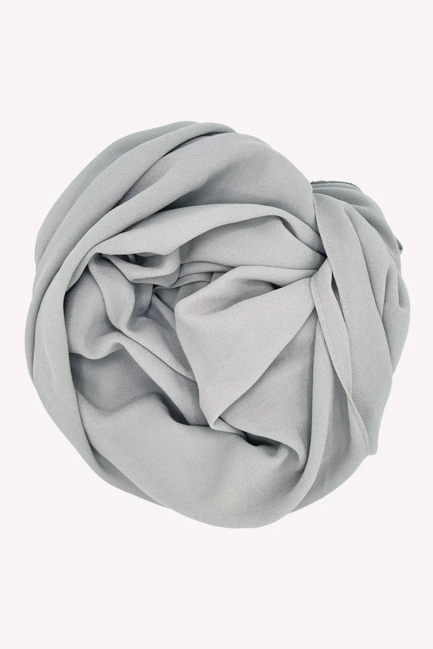 Classic Chiffon Hijab - Fog