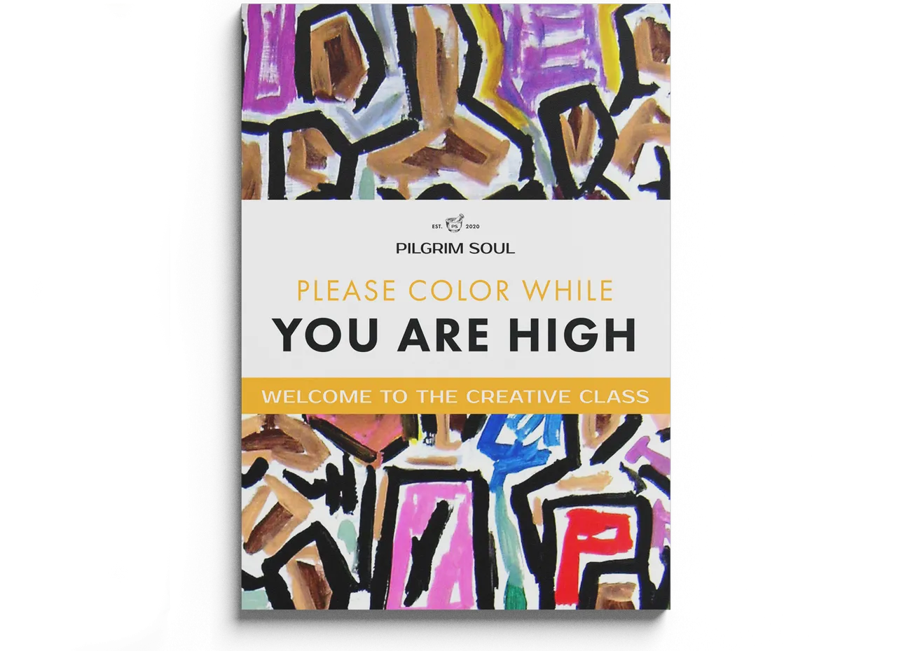 Coloring Book Vol 1   Original Creative Thinking Journal   Pencil Set
