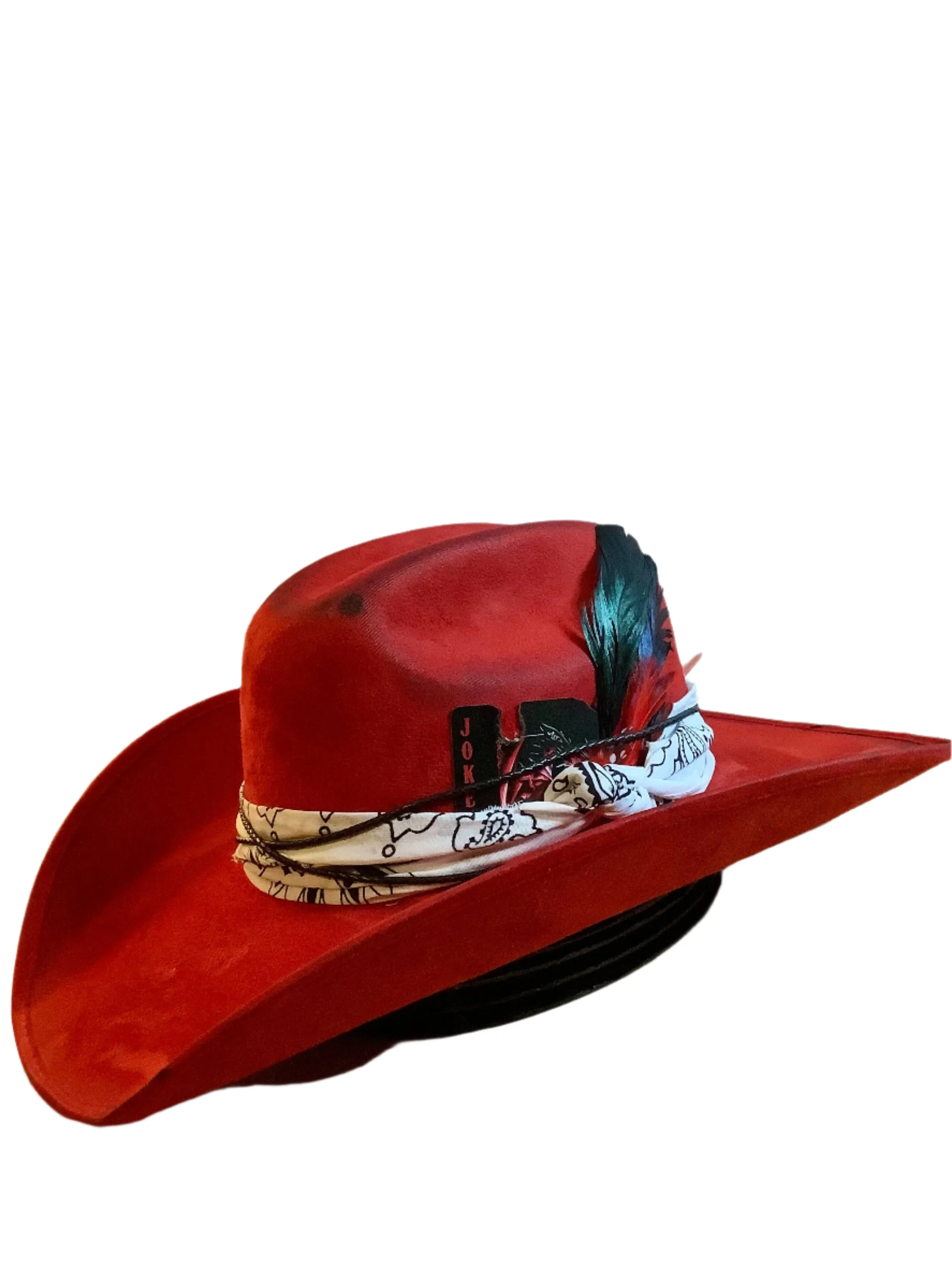 Cowboy hat red customized