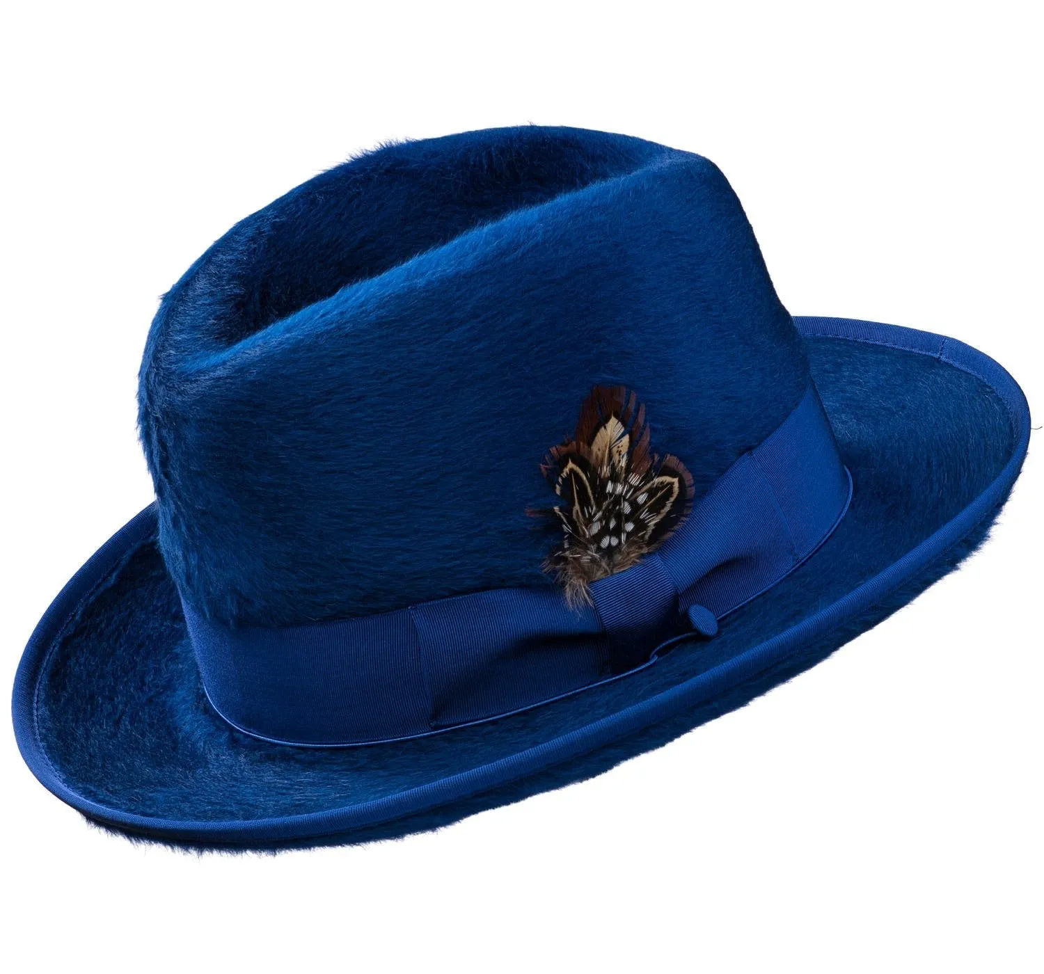 Dapper Gent's Fedora Homburg Beaver Hat