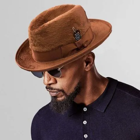 Dapper Gent's Fedora Homburg Beaver Hat