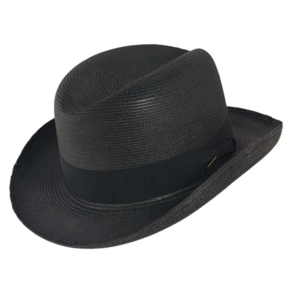 Dobbs El Dorado Center Dent Milan Straw Homburg