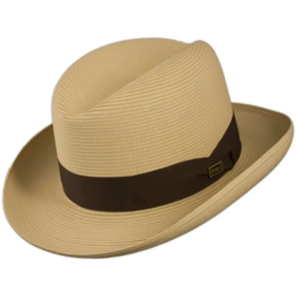 Dobbs El Dorado Center Dent Milan Straw Homburg