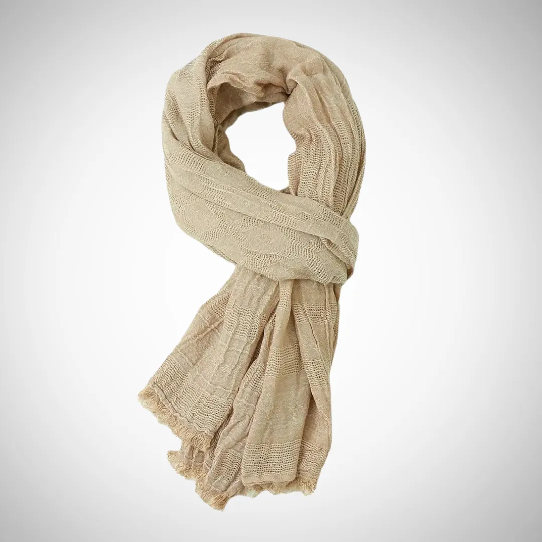 Elias Cotton Linen Scarf