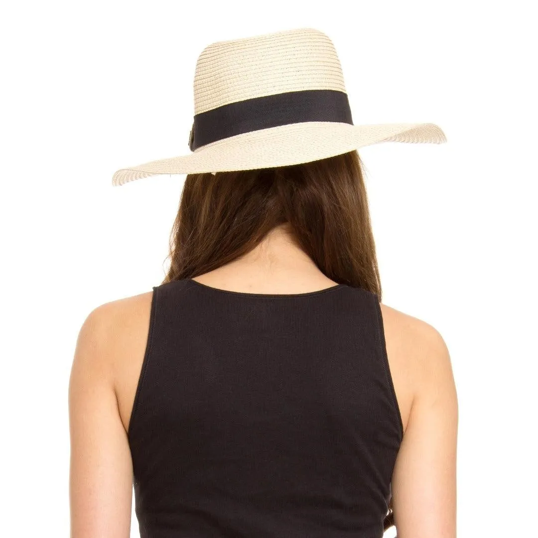FabSeasons Beige Homburg Sun Hat