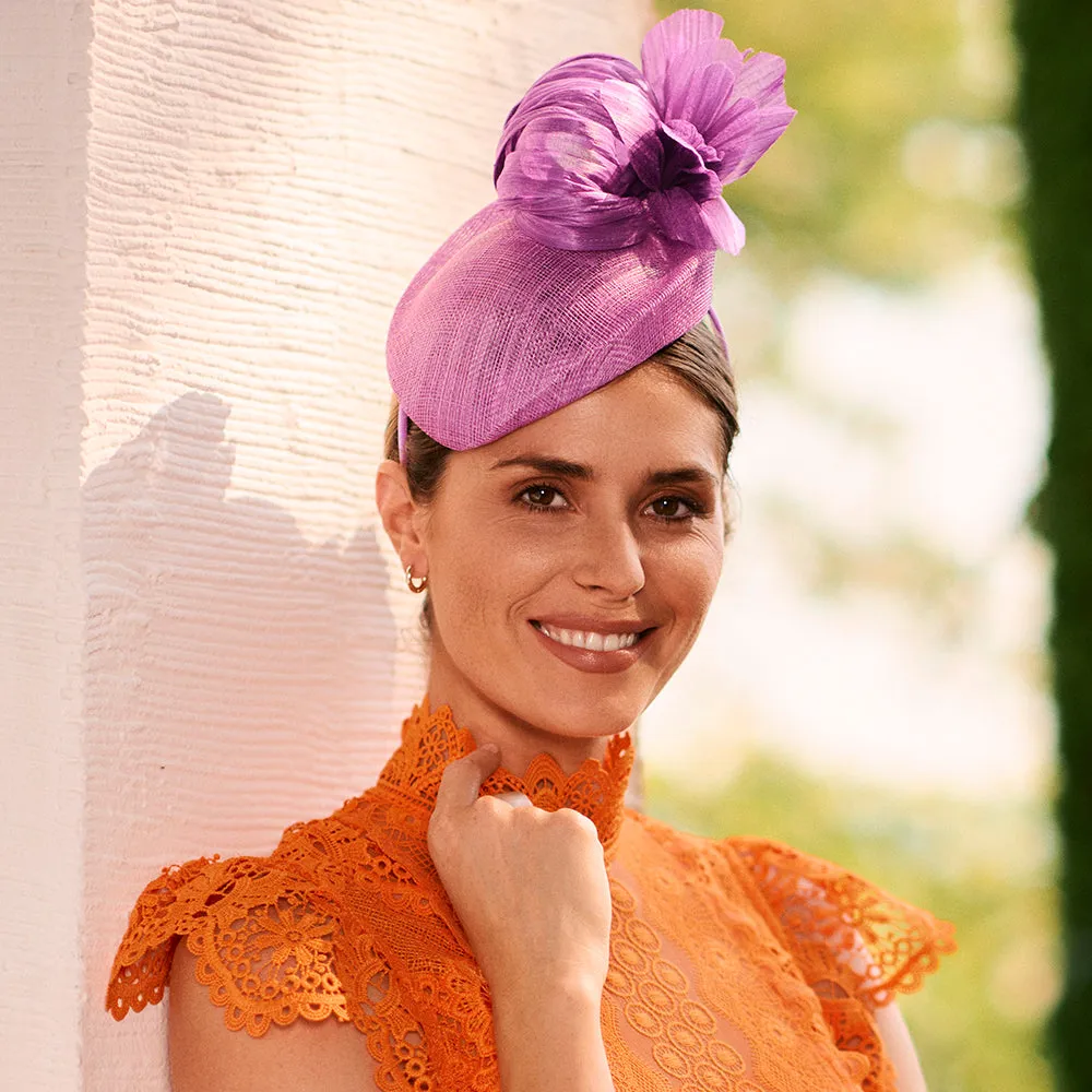 Failsworth Hats Eleanor Flower Pillbox Hat - Magnolia