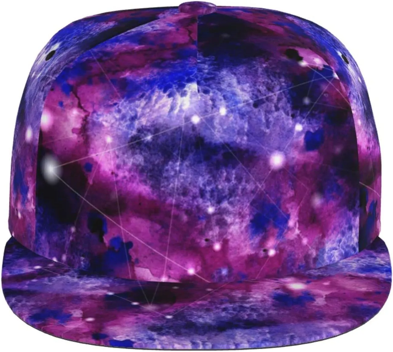 Fashion Galaxy Baseball Cap for Men Women Unisex Adjustable Trucker Hats Snapback Sun Hat Galaxy Flat Bill Brim Hats