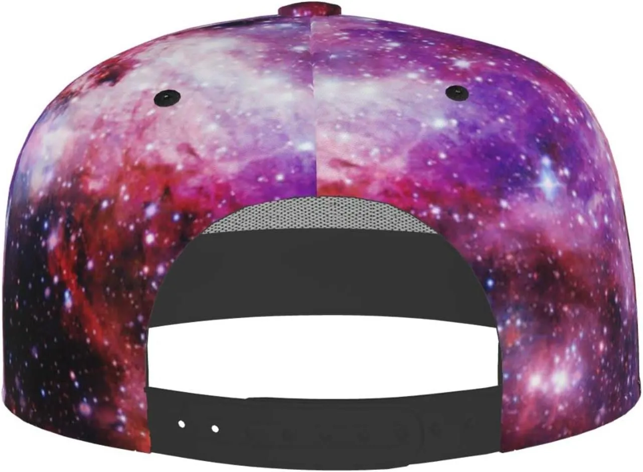 Fashion Galaxy Baseball Cap for Men Women Unisex Adjustable Trucker Hats Snapback Sun Hat Galaxy Flat Bill Brim Hats