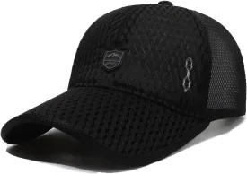 FASHIXD Mesh Baseball Cap for Men Women Summer Running Sports Hat Breathable Quick Dry Trucker Hats