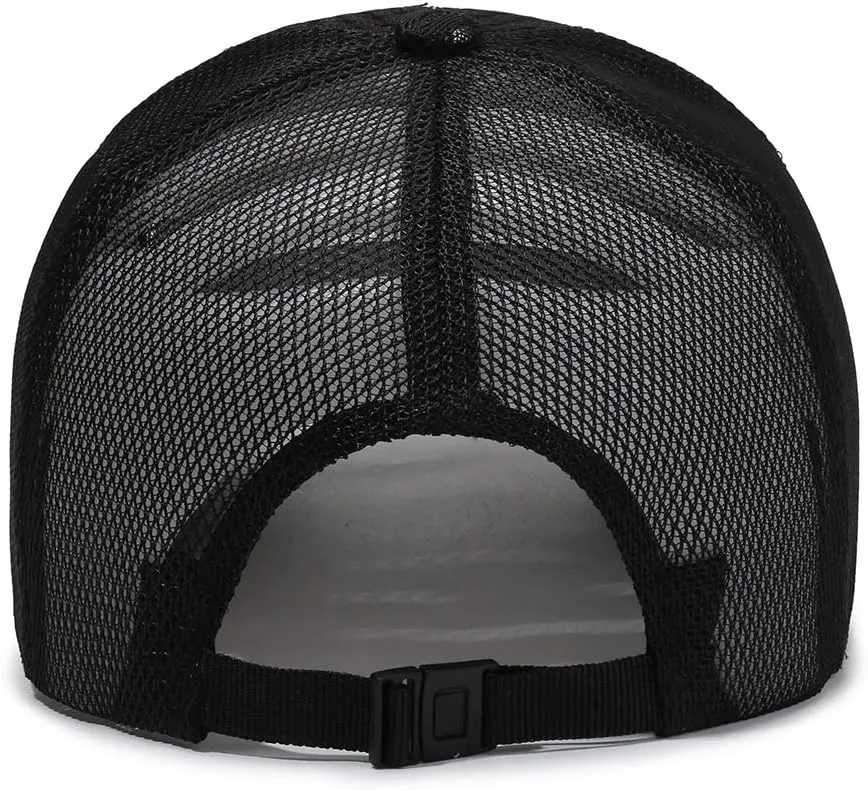FASHIXD Mesh Baseball Cap for Men Women Summer Running Sports Hat Breathable Quick Dry Trucker Hats
