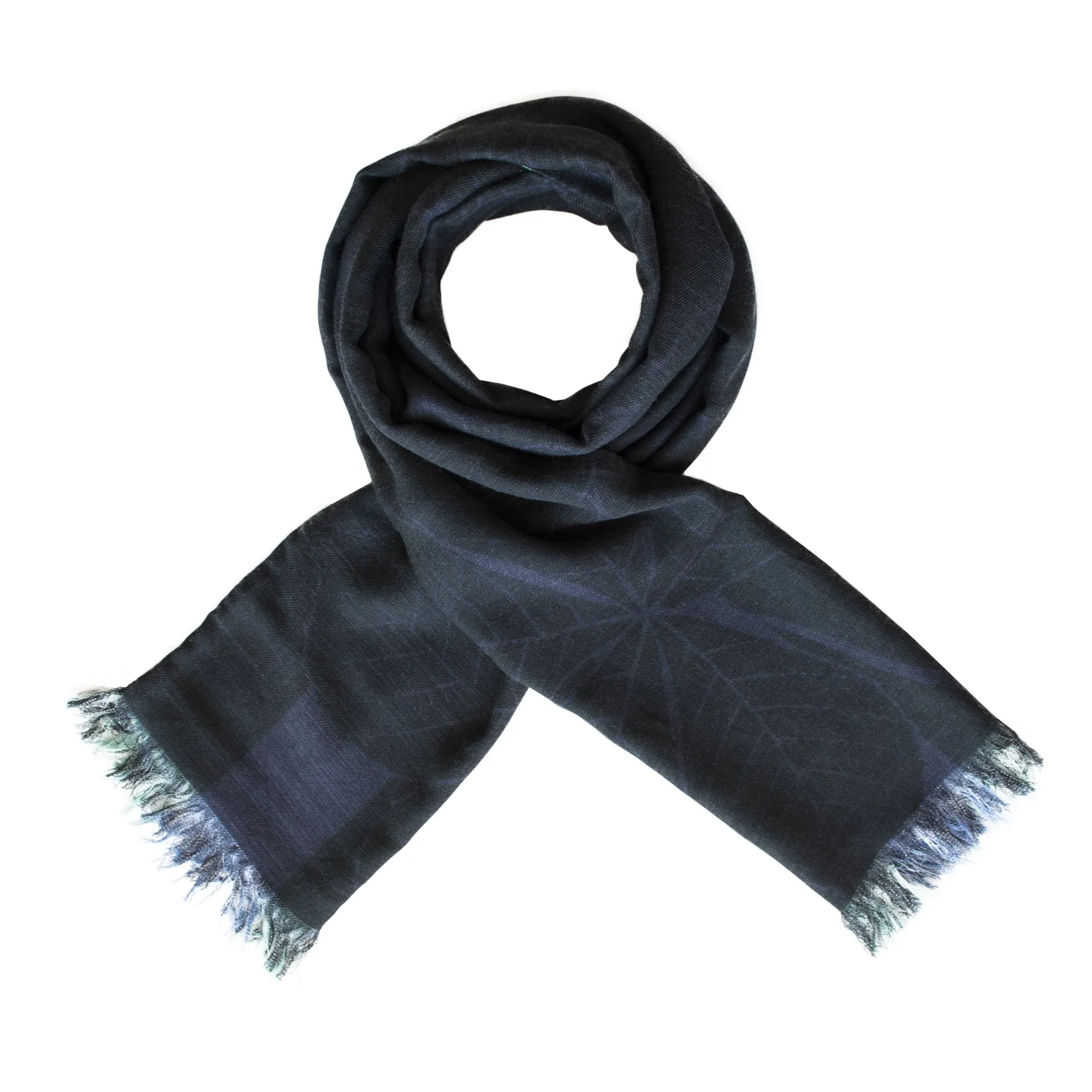 Foxes – Winter, Reversible Long Scarf