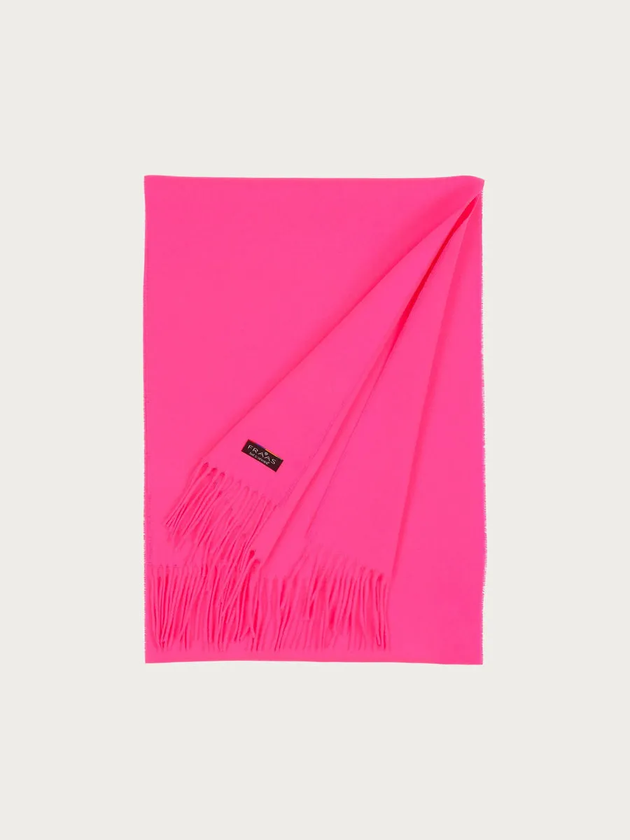 FRAAS Block Colour Cashmink scarf Pink