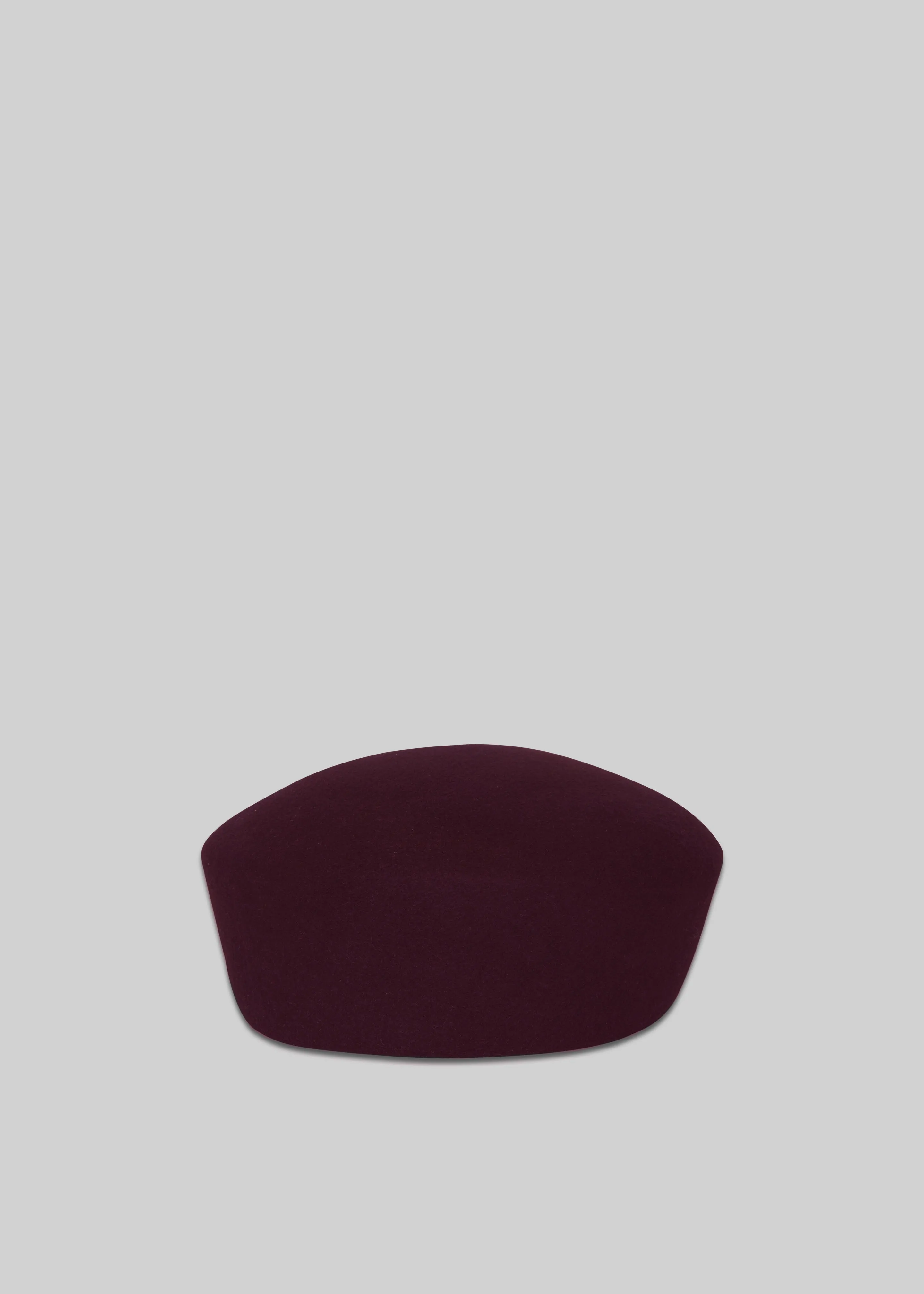 Garbo Pillbox Hat - Burgundy