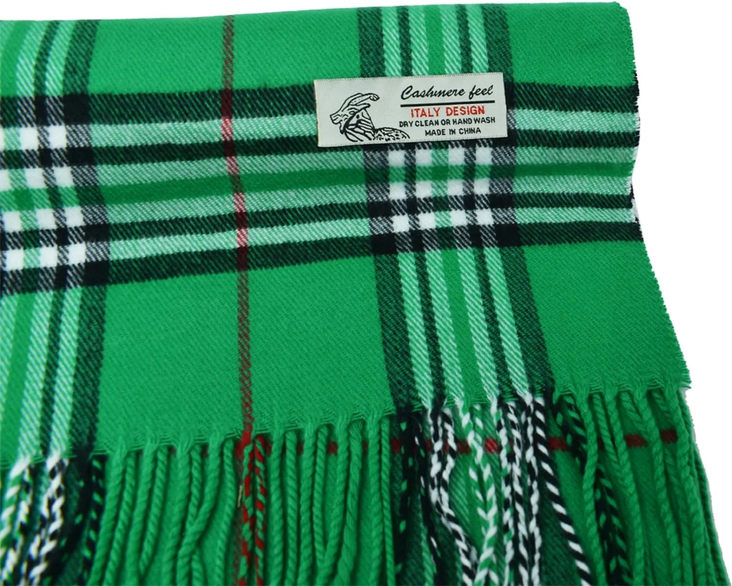 Glory Max Unisex Classic Tartan Plaid Winter Scarf Soft Cashmere Feel 72"x12"