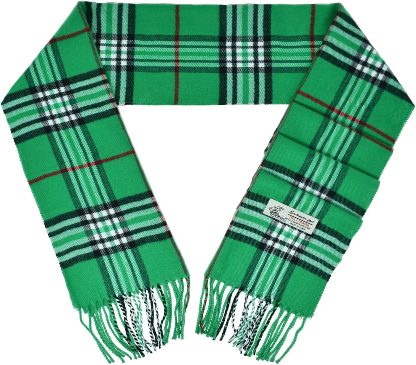 Glory Max Unisex Classic Tartan Plaid Winter Scarf Soft Cashmere Feel 72"x12"
