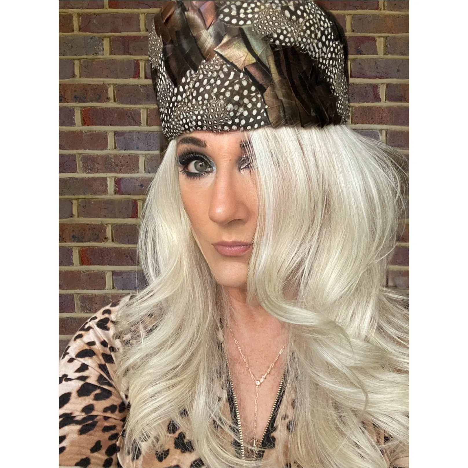 Gorgeous Vintage Pheasant Feather Pillbox Hat Polka Dot Feathers and Iridescent 1950s O/S Cocktail  Hat