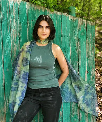 Handkerchief Scarf - Coastal Garden Collection
