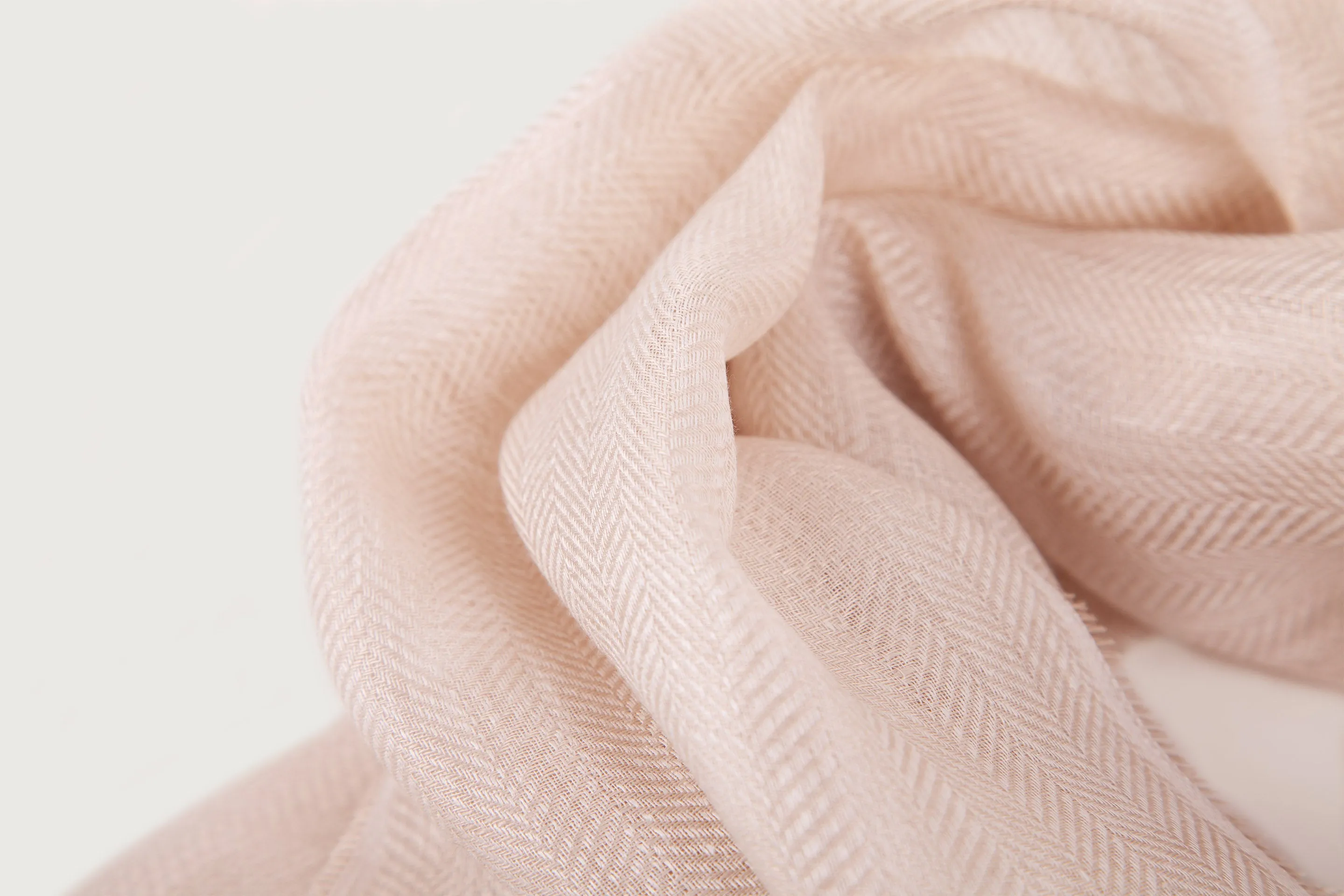 Herringbone Shawl — Linen