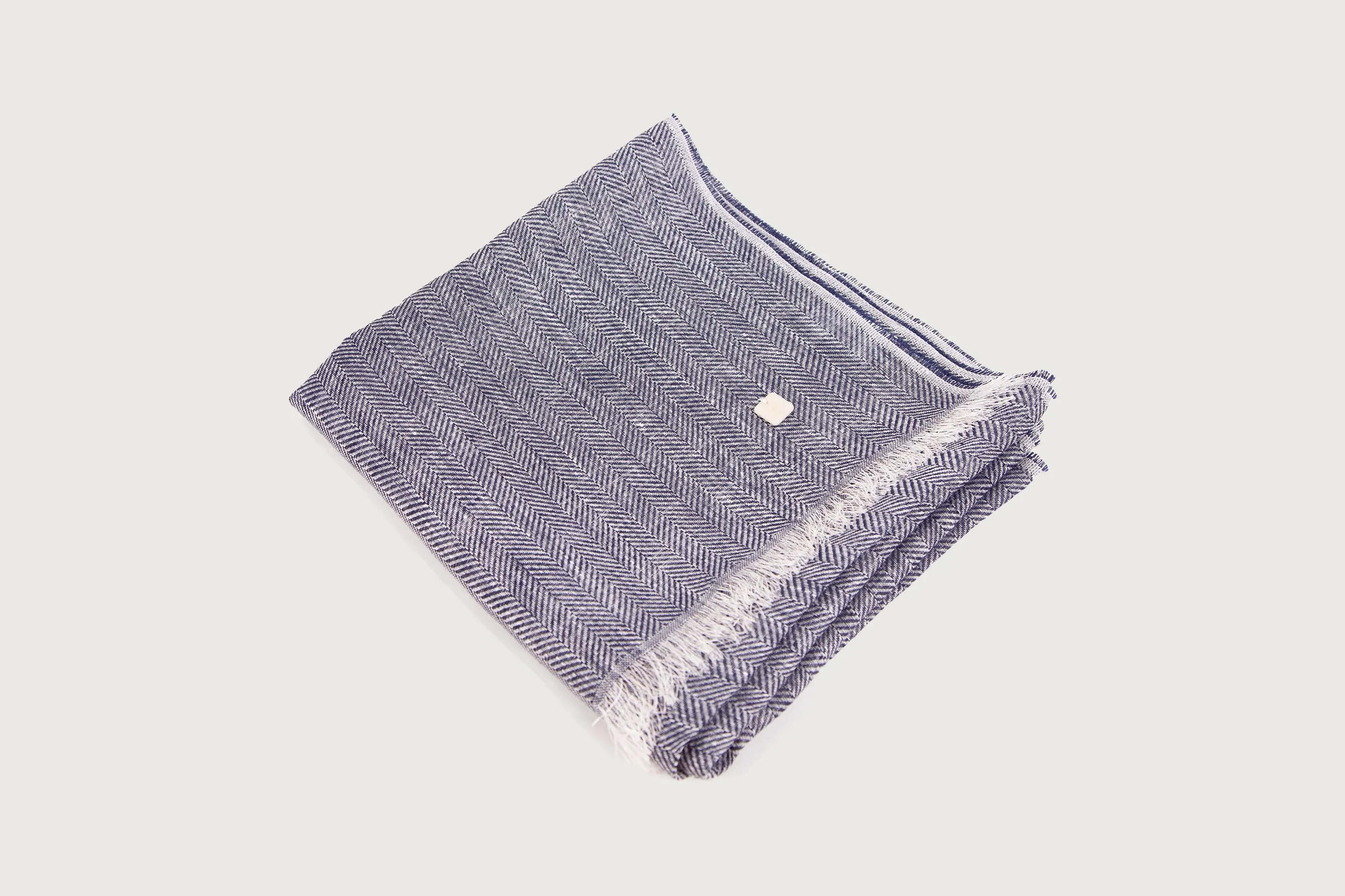 Herringbone Shawl — Linen
