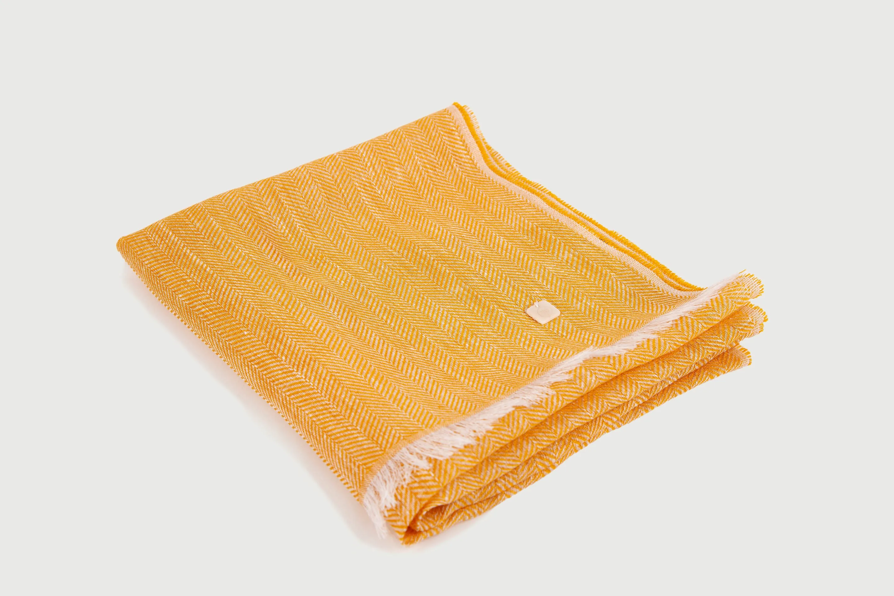 Herringbone Shawl — Linen