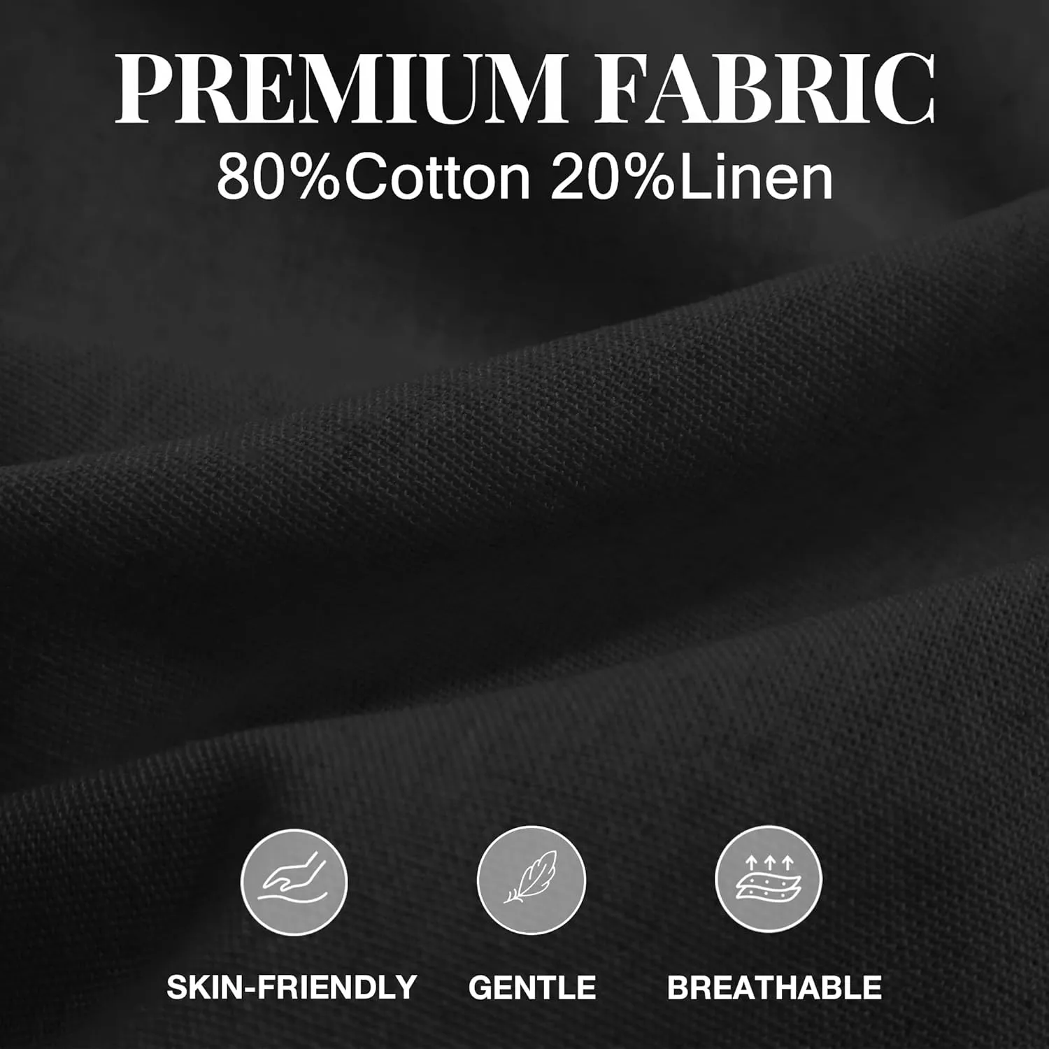 HOTake Men's Linen Dress Pants Casual Flat Front Linen Trousers Summer Beach Pants