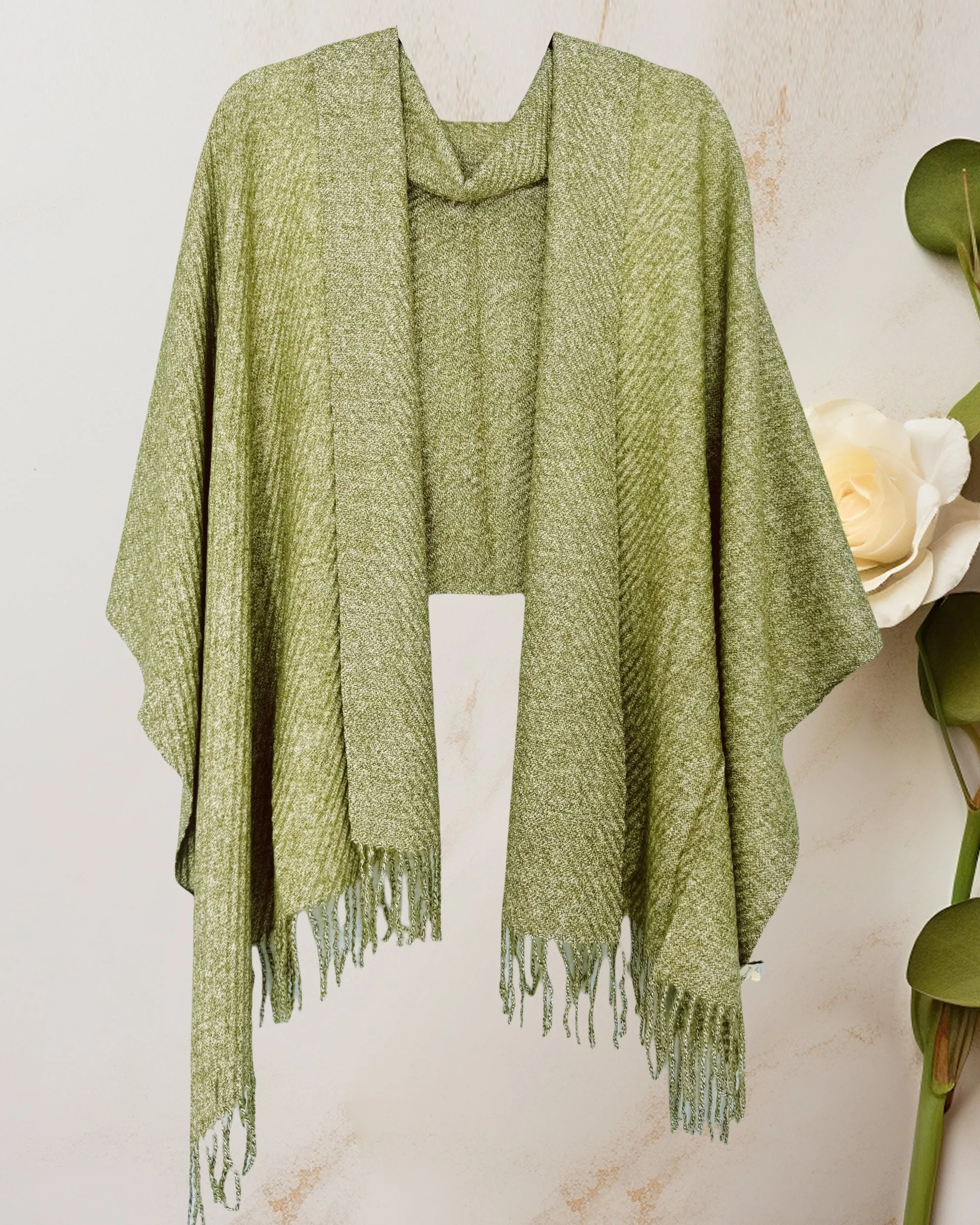 JC021031 Luxuriously Soft Herringbone Crinkled Scarf