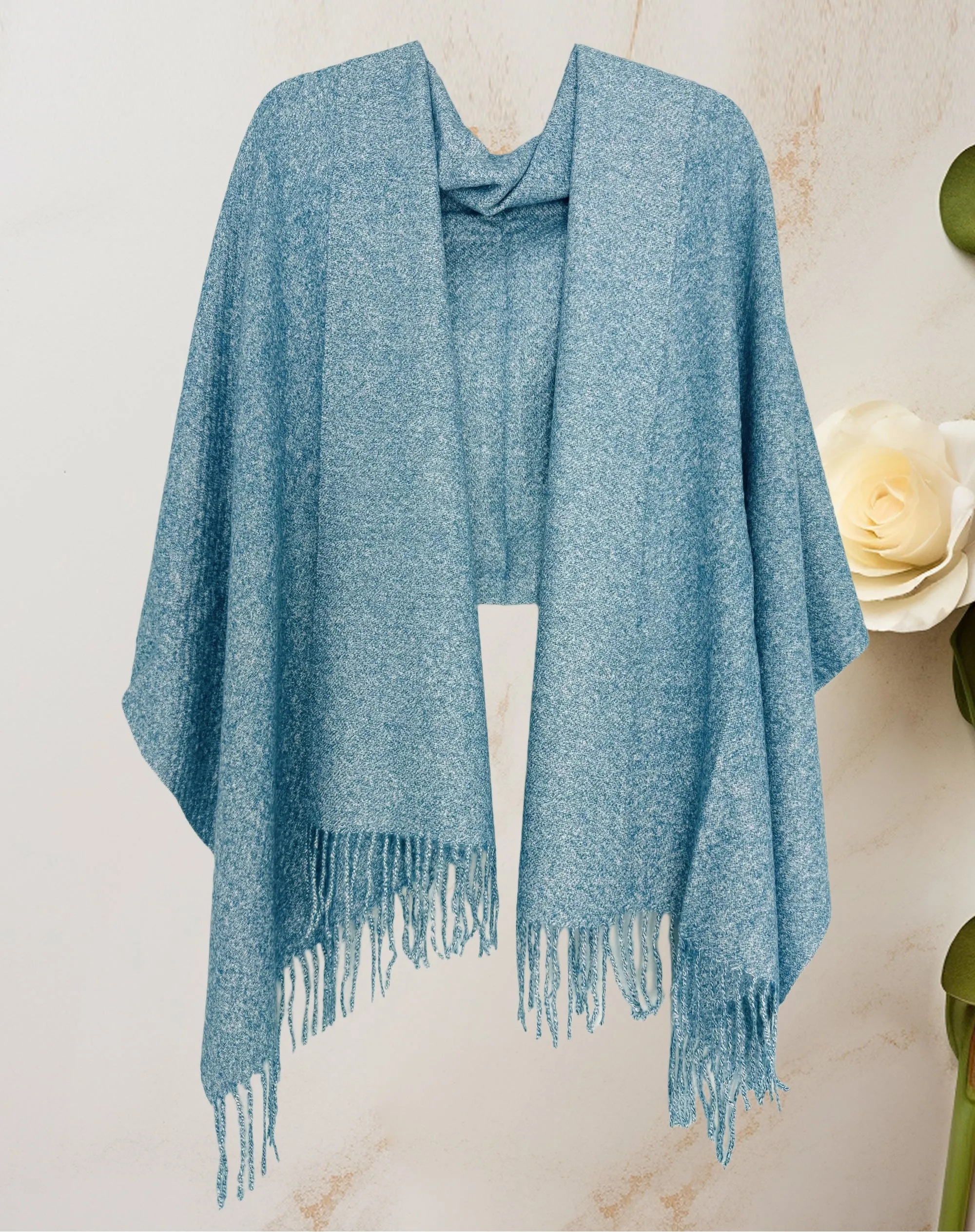 JC021031 Luxuriously Soft Herringbone Crinkled Scarf