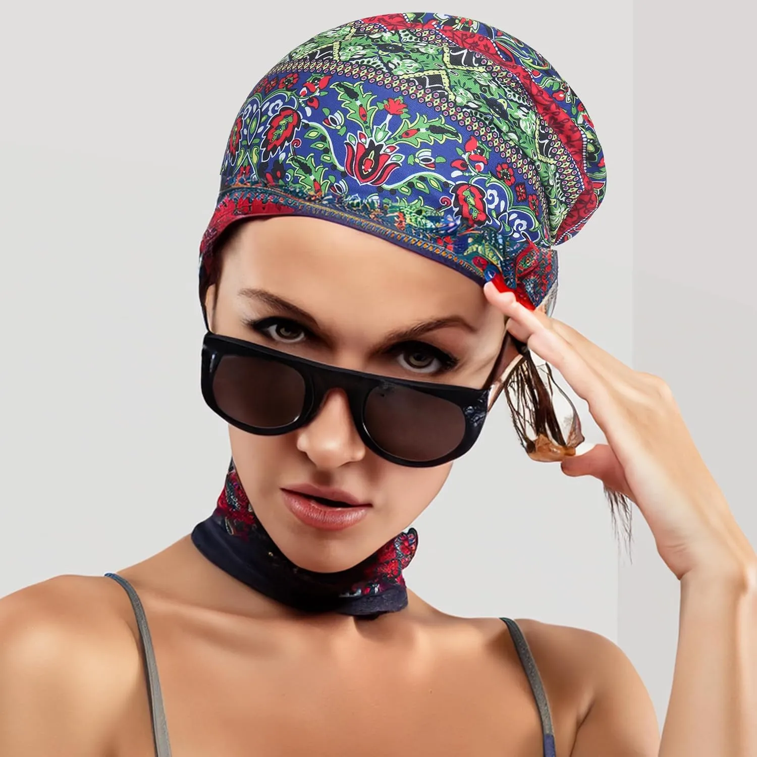 Jemis Skullies Beanies Thin Bonnet Chemo Hat Cap Infinity Scarf
